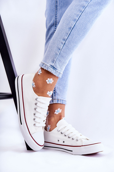 Baskets classiques pour femmes blanches Be Mine