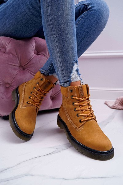 Női csizmák Trappers Big Star Camel EE274013