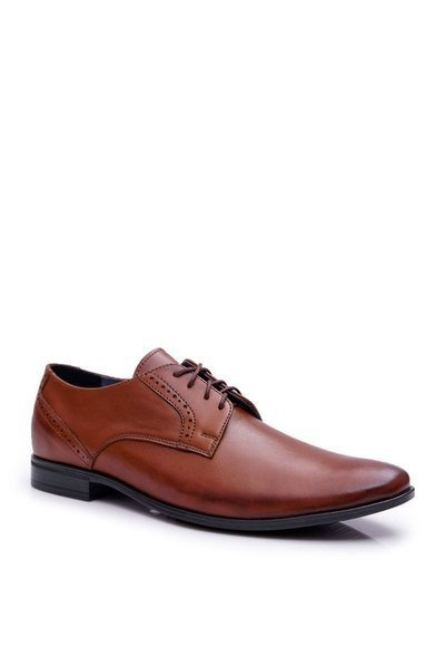 Herrenschuhe Elegant Bednarek Leder Braun Herod