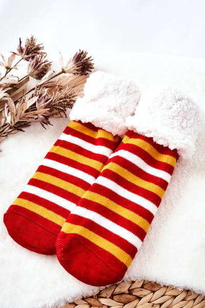 Christmas Long Socks Christmas tree Red