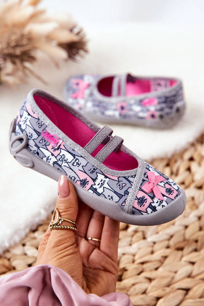 Tongs Ballerines Befado Chats 116X297 Gris