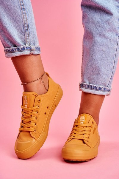 Adidași pentru femei Big Star Yellow FF274A086