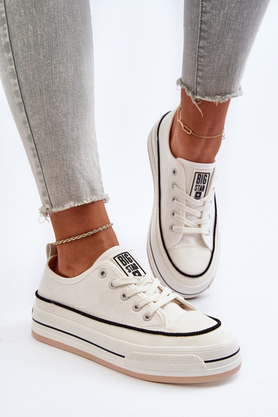 Baskets femme Big Star NN274205 Blanc