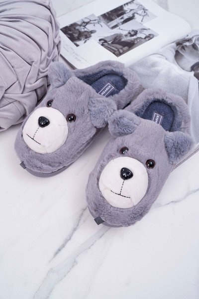Ladies' Tootsie Fleece Teddybär Grau