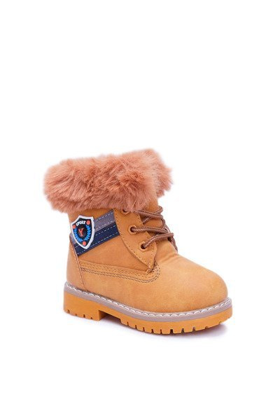 Bottes Enfant Bottes Trappeurs Chauffants Polaire Camel Cobi