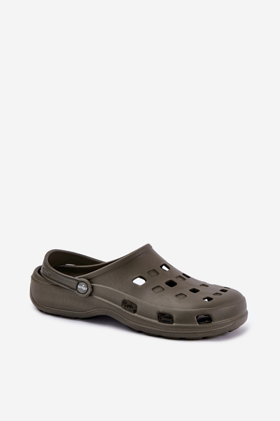 Herren Schaum Slipper LEMIGO 807 Oliv
