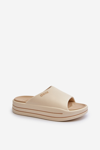 Sandales à plateforme pour femmes Big Star NN274A034 Beige