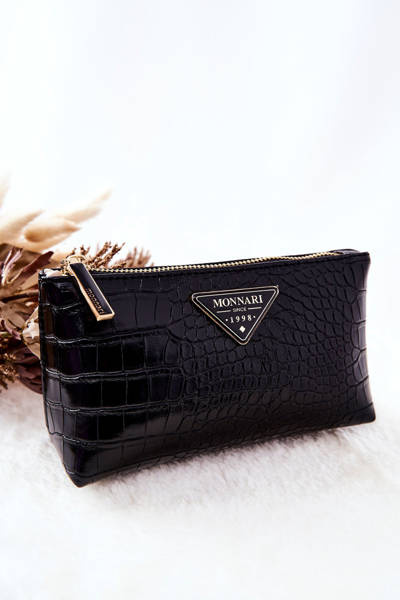 Kleine Kosmetiktasche Monnari CSM0070-020 Schwarz