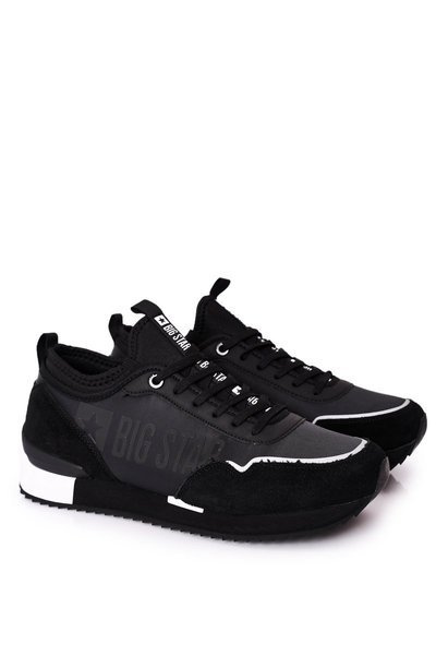 Chaussures de sport pour hommes en mousse à mémoire de forme Big Star HH174212 noir