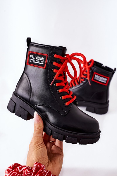 Gepolsterte Kinderstiefel Schwarz Fincastle
