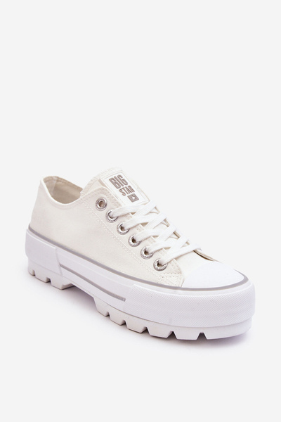 Fabric Platform tornacipő Big Star LL274150 fehér