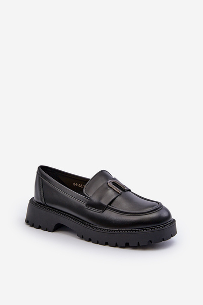 Mocassins Mocassins Fille avec Ornement Noir Elvilda