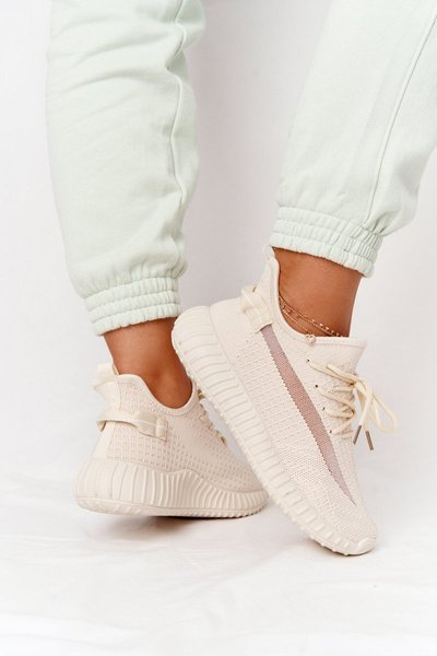Frauen Sportschuhe Turnschuhe Beige Amazing