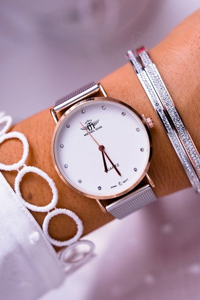 Moteriškas laikrodis Michael John Silver Dimaha