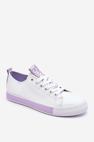 Damen Turnschuhe Classic Weiß-lila Ville