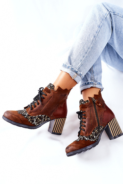 Bottes Femme Cuir Maciejka Marron 03190-02