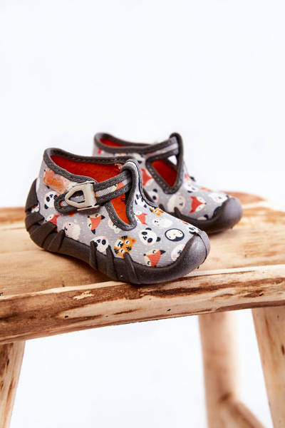 Chaussures Befado chaussons Animaux 110P460 Gris
