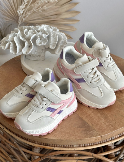 Gyermek tépőzáras tornacipő Pink Savilia