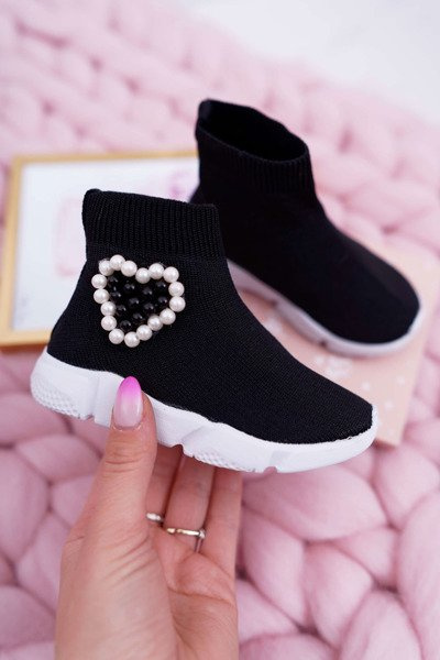 Chaussures de Sport Enfant Slip-on Noir Sammy