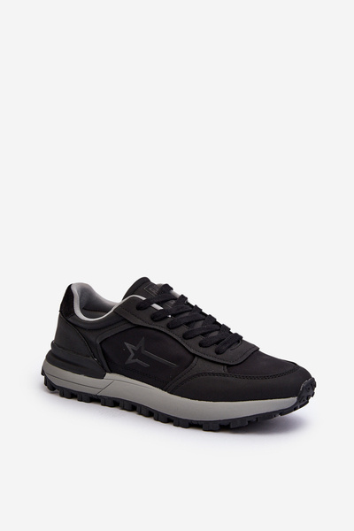Baskets pour hommes Big Star NN174069 système de mousse à mémoire de forme noir