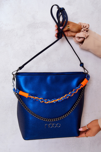 Sac à main classique en cuir Nobo M1280-C012 Bleu marine