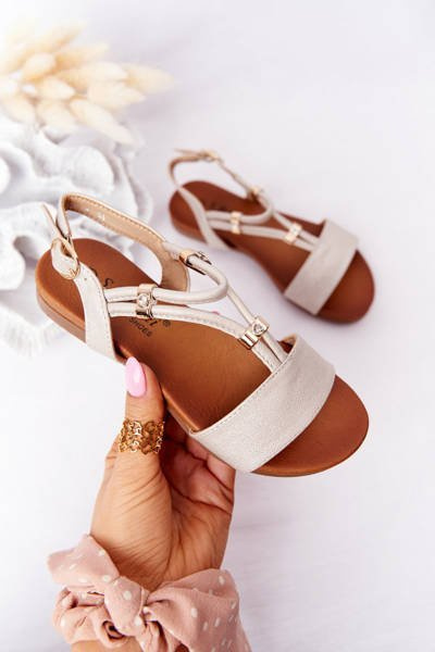 Vaikiškos basutės S.Barski Comfort Beige