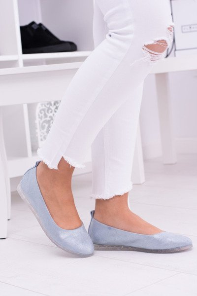 Sergio LeoneBallerines bleues Makalu femme