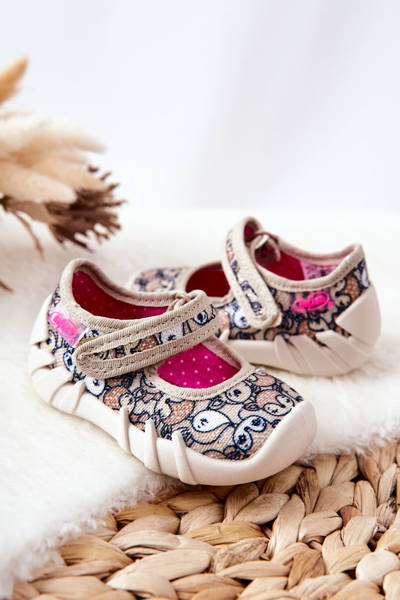 Ballettschläppchen Befado Sarenki 109P240 Beige