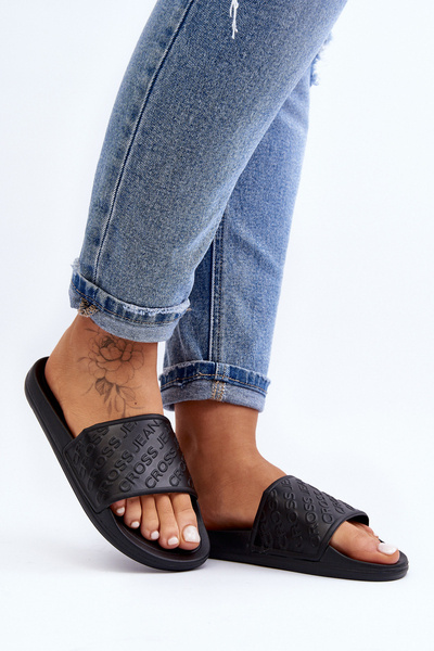 Damen Pantoletten Cross Jeans FF2R4153C Schwarz