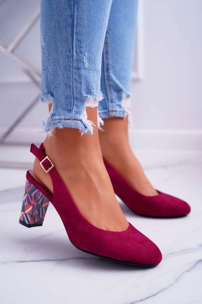 Sergio Leone SK788 Fuchsia Lati moteriški Galanter Stiletto siurbliai