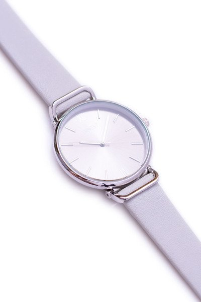 Ernest Hellgraue Damenarmbanduhr Nimm