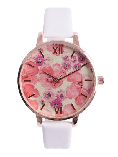 Moteriškas laikrodis Ernest Puppis Baltas 38mm