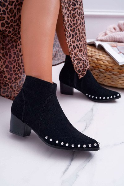 Bottines Femme à Strass Noir Sobers
