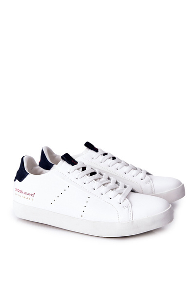 Herren Cross Jeans Turnschuhe Weiß II1R4012C