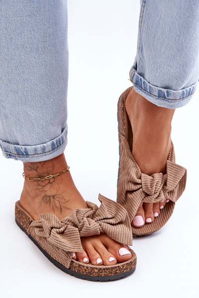 Kord Kork Flip Flops Dunkelbeige Sommertime