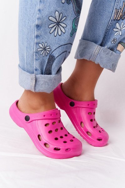 Női rózsaszín hab papucs EVA Dots