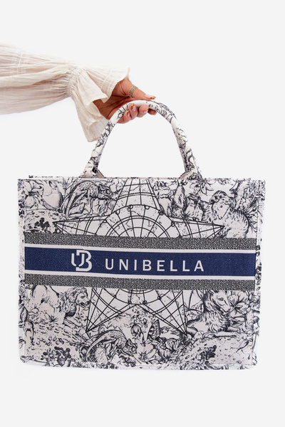 Grand sac Mooch noir et blanc à motifs