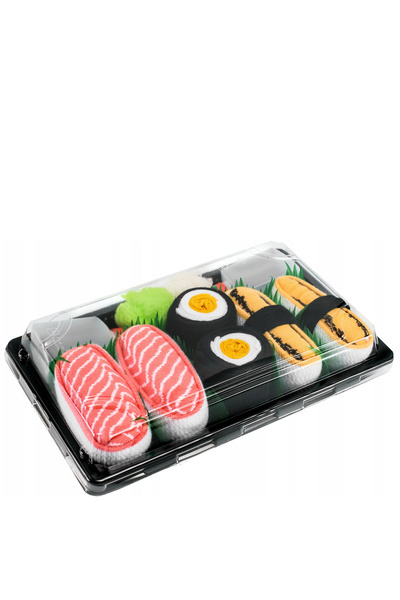 Rainbow Socks Sushi 3 pár Tamago Maki fehérrépa lazac