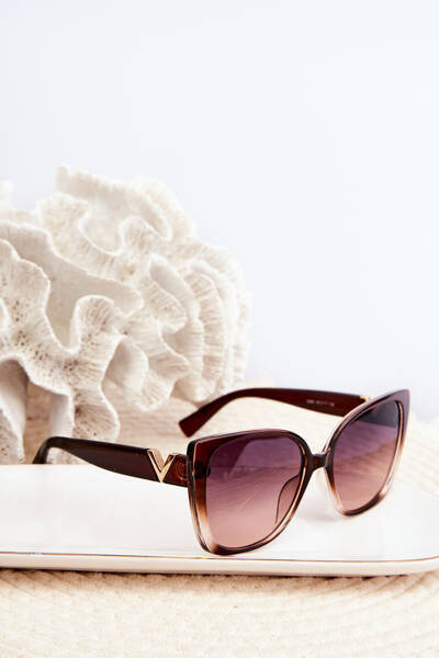 Damen Sonnenbrille Braun