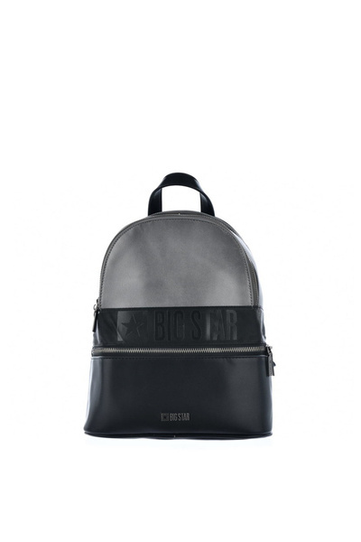 Sac à dos en cuir Big Star JJ574024 Noir-Argent