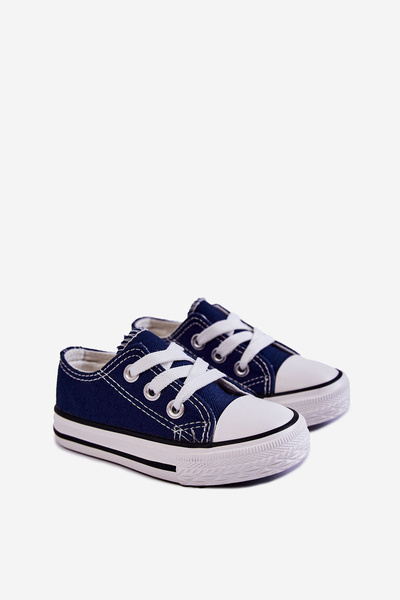 Klassische Kinderturnschuhe Navy blau Filemon