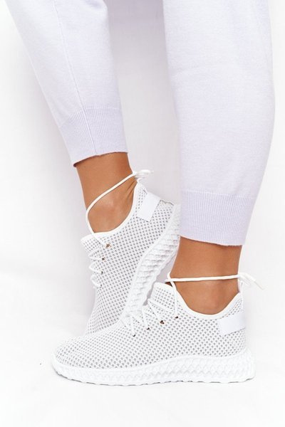 Adidași pentru femei albi albi fugit