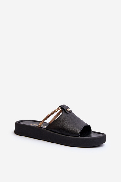 Sandales Cuir Femme Zazoo 2896 Noir