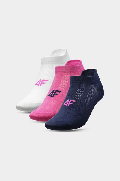 4F Damen-Trainingssocken 3-PACK 4FAW23USOCF194-95S Multicolor