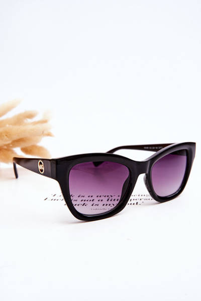 Damen-Sonnenbrille in klassischem M2390 Schwarz