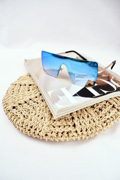 Moteriški akiniai nuo saulės Prius PRE-12 Blue Mirror Chain