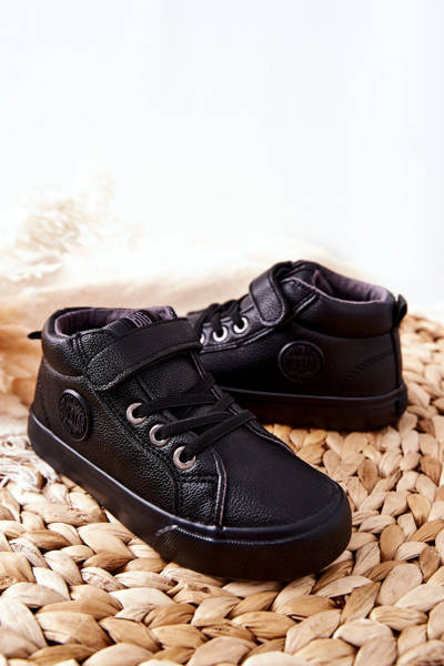 Adidaje înalte pentru copii Big Star EE374001 Negru