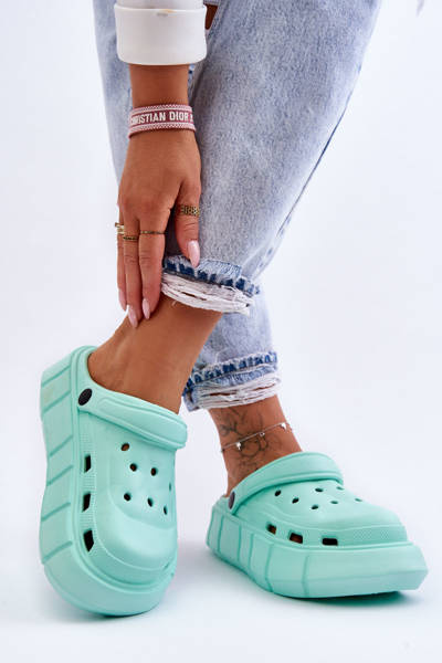 Moteriška putplasčio platforma Crocs Mint Beckett