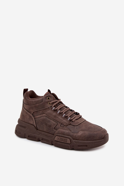 Férfi Sneakers Big Star SS174283 HI-POLY SYSTEM Sötétbarna