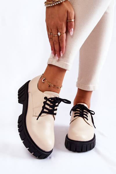 Chaussures en Cuir à la Mode La.Fi 210013BE-PU Beige